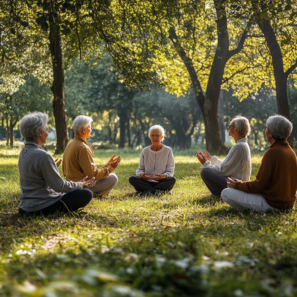Дихальна гімнастика на свіжому повітрі